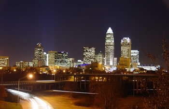 view of downtown Charlotte, NC