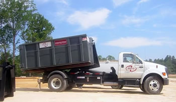 truck for Dumpster Rental in Charlotte NC